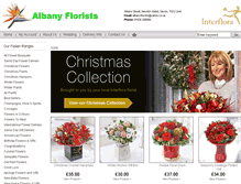 Tablet Screenshot of albanyflorists.co.uk